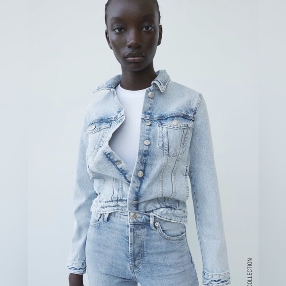 Zara Denim Jacket - Picture 2 of 8